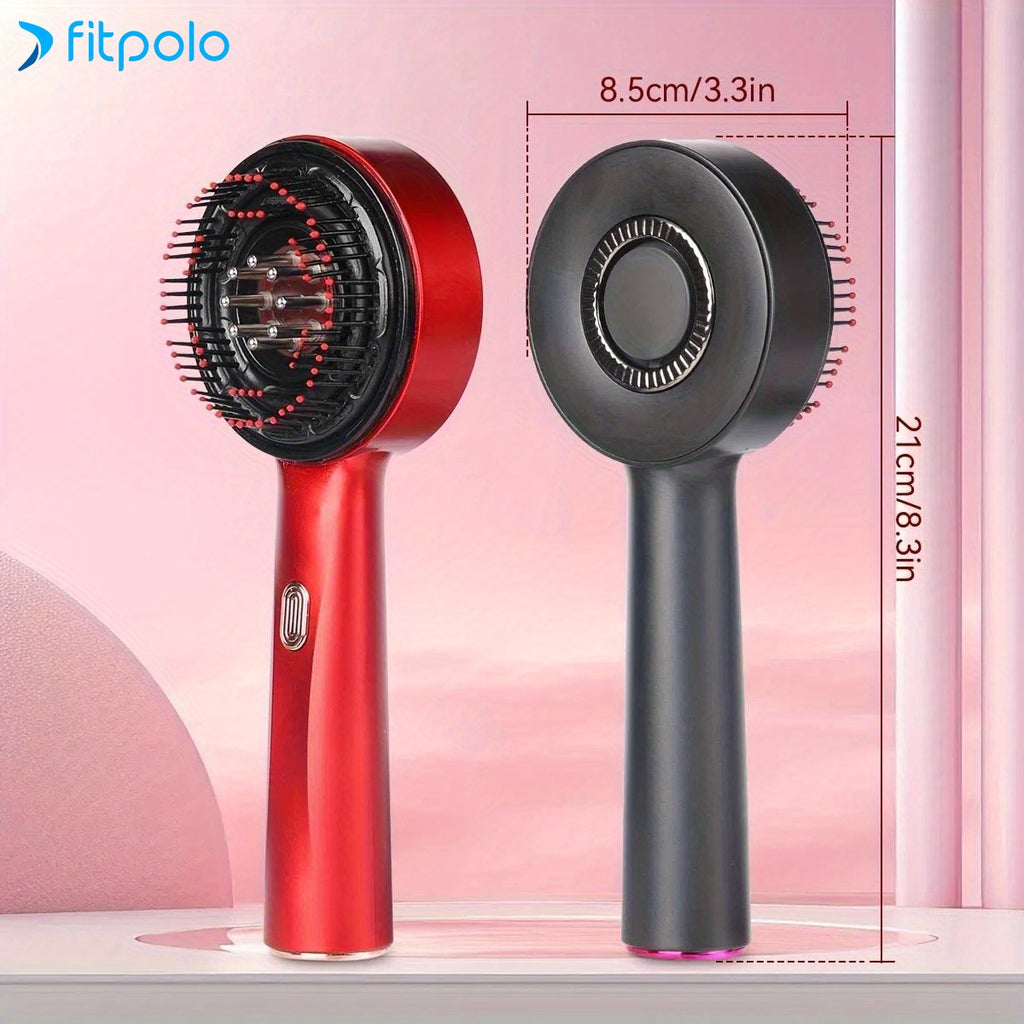 Fitpolo Upgrade 2 in 1 Hair Oil Applicator, Electric Hair Brushes for Hair Growth, Hair Oil Applicator Scalp Massager, USB Rechargeable, 1400mAh Lithium Battery Oil Dispenser for Hai - ScalpX