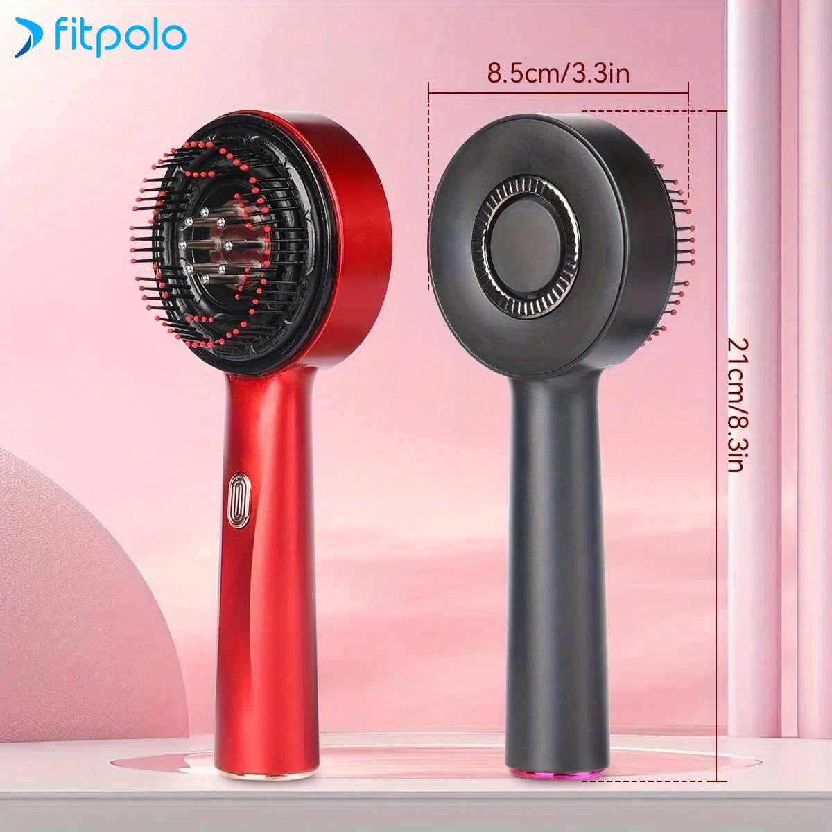 Fitpolo Upgrade 2 in 1 Hair Oil Applicator, Electric Hair Brushes for Hair Growth, Hair Oil Applicator Scalp Massager, USB Rechargeable, 1400mAh Lithium Battery Oil Dispenser for Hai - ScalpX