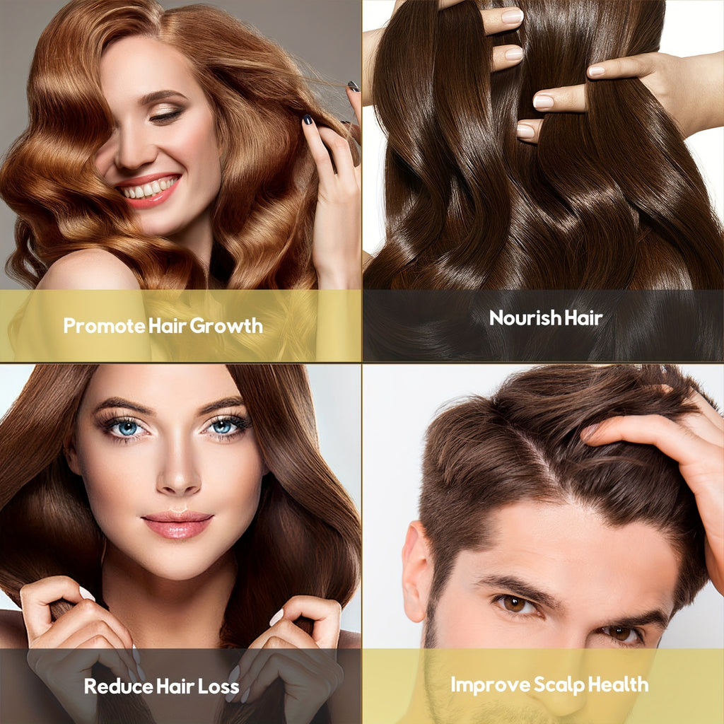 5% Minoxidil for Men and Women Hair Growth Oil, Biotin Hair Growth Serum Hair Regrowth Treatment for Scalp Hair Loss Hair Thinning, Natural Hair Growth for Thicker Longer Fuller Healthier Hair 3.3oz - ScalpX