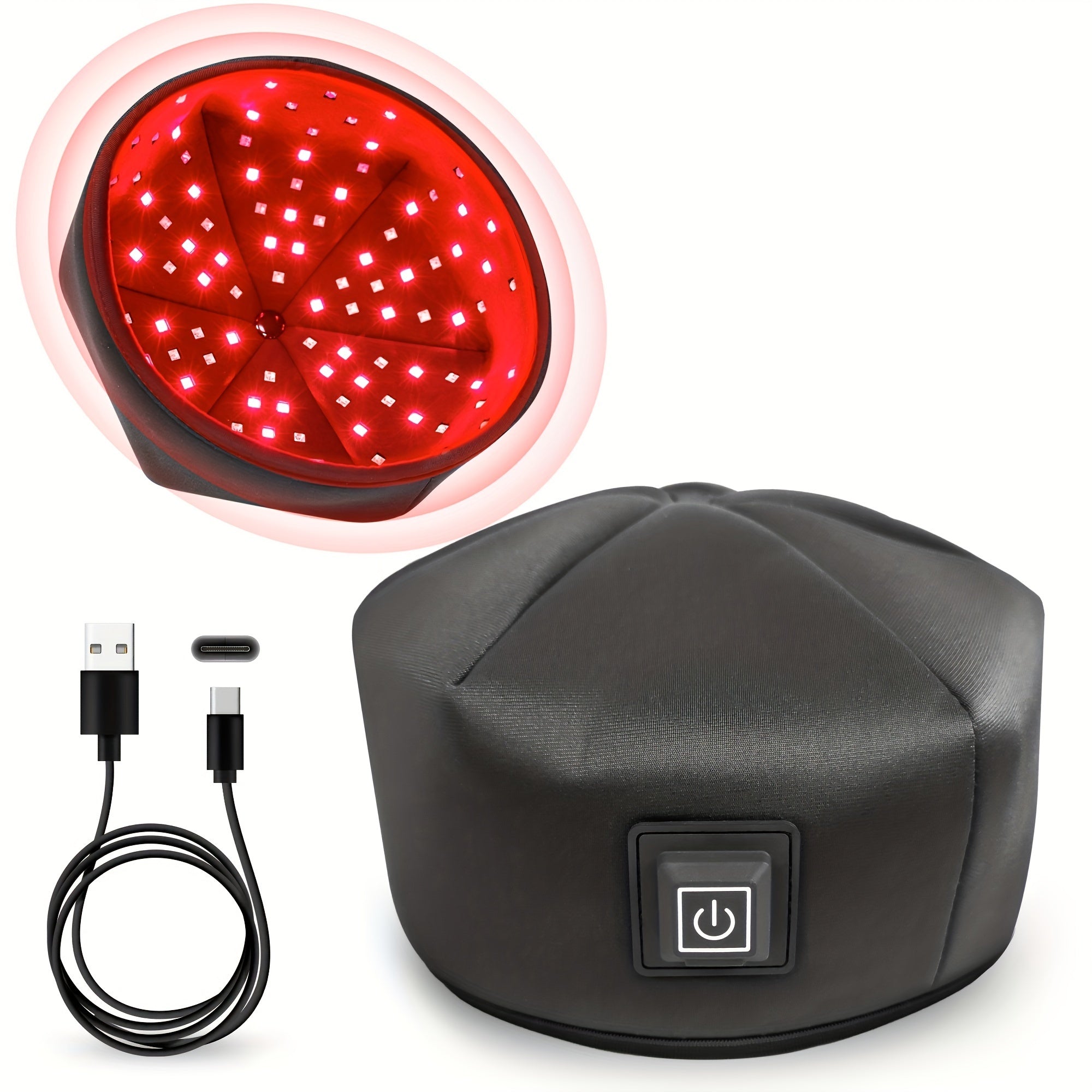 Red Light Cap Promotes Blood Circulation In The Head, Prevents Hair Loss And Promotes Hair Growth - ScalpX