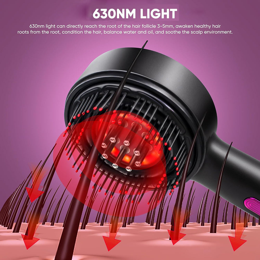 Upgrade 2 in 1 Hair Oil Applicator, Electric Hair Brushes for Hair Growth, Hair Oil Applicator Scalp Massager - ScalpX