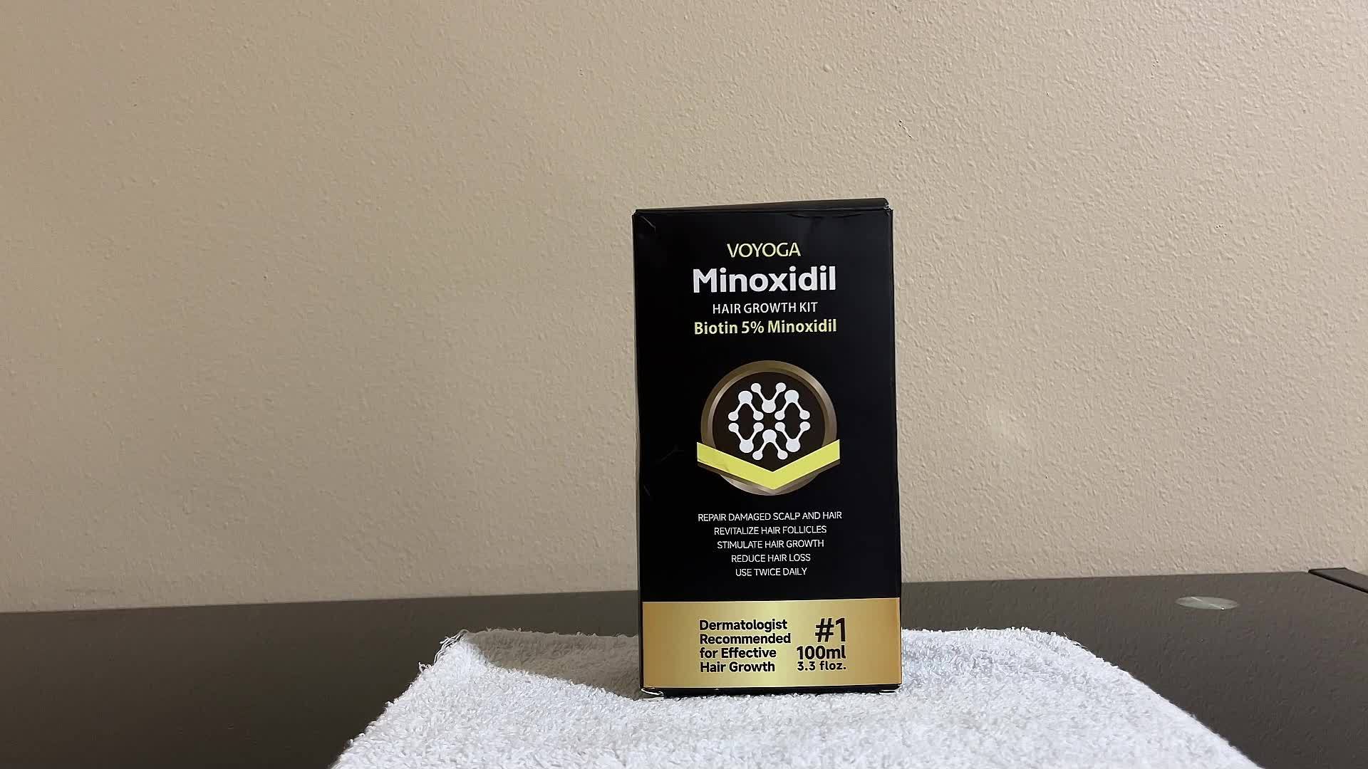 5% Minoxidil for Men and Women Hair Growth Oil, Biotin Hair Growth Serum Hair Regrowth Treatment for Scalp Hair Loss Hair Thinning, Natural Hair Growth for Thicker Longer Fuller Healthier Hair 3.3oz - ScalpX