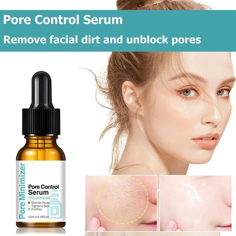 Pore Shrinking Serum Removing Big Pore Repairing Minimizing Facial Pores Oil Control Smoothing Tightening Skin Care Beauty - Scalpx