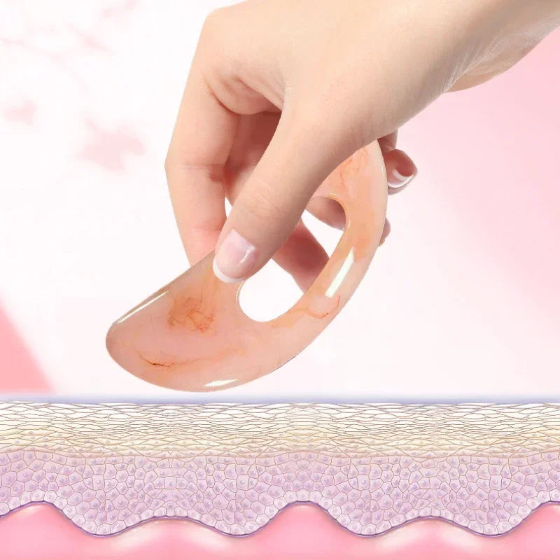 Guasha Board Resin Beeswax Massager Scraper Chinese Gua Sha Tool For Face Neck Back Body Acupuncture Pressure Massage Therapy - Scalpx