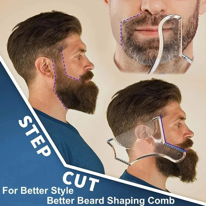 Men's All-in-One Beard Styling Comb - ScalpX