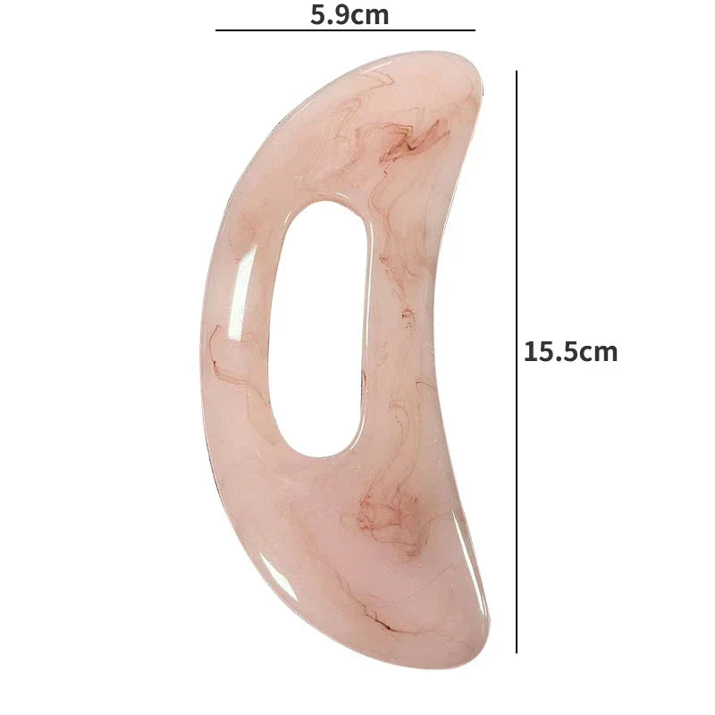 Guasha Board Resin Beeswax Massager Scraper Chinese Gua Sha Tool For Face Neck Back Body Acupuncture Pressure Massage Therapy - Scalpx