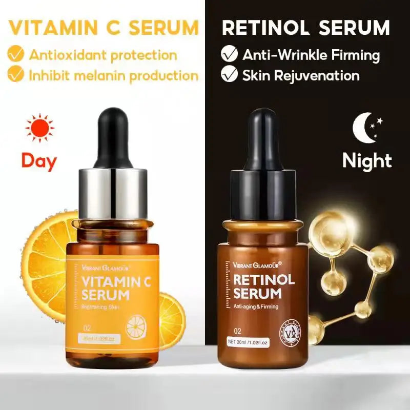 Retinol Face Serum Moisturizing Whitening Firming Fade Fine Lines Anti-wrinkle Anti-aging Deep Care Essence 30ML - Scalpx