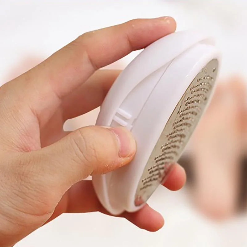 Fashion Foot Grinder Care Tool Home Use Massage Exfoliate Oval Egg Shape Pedicure Foot File Callus Cuticle Dead Skin Remover - Scalpx