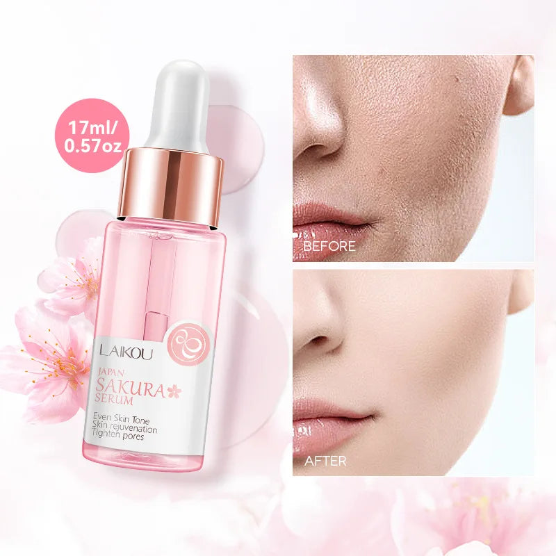 Serum Japan Sakura Essence Balance Grease Anti-Aging Hyaluronic Acid Rejuvenation Skin Care Face Serum - Scalpx