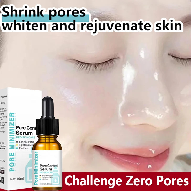 Pore Shrinking Serum Removing Big Pore Repairing Minimizing Facial Pores Oil Control Smoothing Tightening Skin Care Beauty - Scalpx