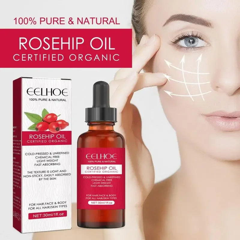 Organic Rosehip Seed Oil 30ml - ScalpX