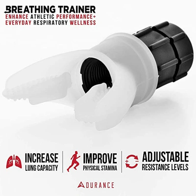 Fitness Trainer Portable Abdominal Breathing Trainer Fitness Increases Lung Capacity Aerobic Endurance Workouts Outdoor Survival - Scalpx