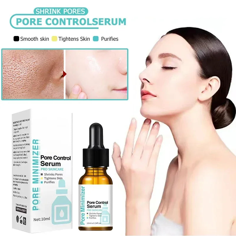 Pore Shrinking Serum Removing Big Pore Repairing Minimizing Facial Pores Oil Control Smoothing Tightening Skin Care Beauty - Scalpx