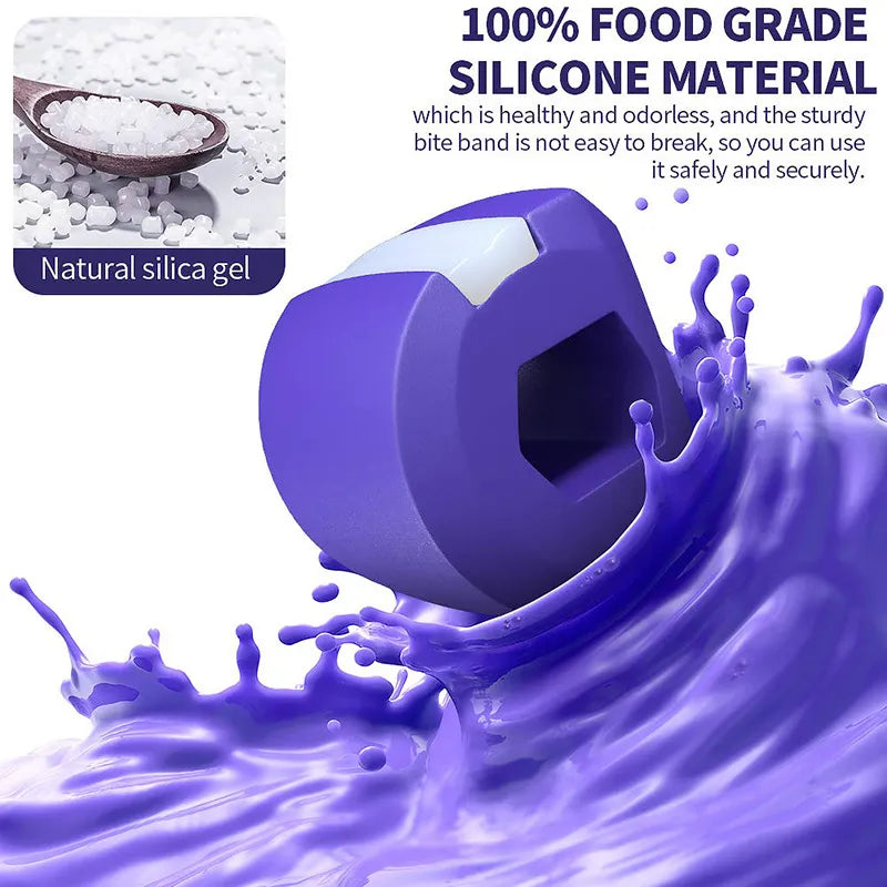 Food-grade Silicon Jaw Exercise Line Ball Muscle Training Fitness Ball Neck Face Toning  Jaw Muscle Training Face lift - Scalpx