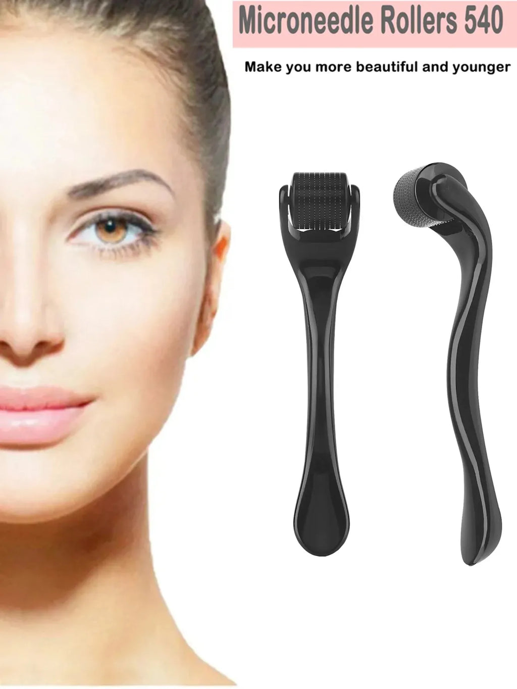 Derma Microneedling Roller with Titanium Needles - Scalpx