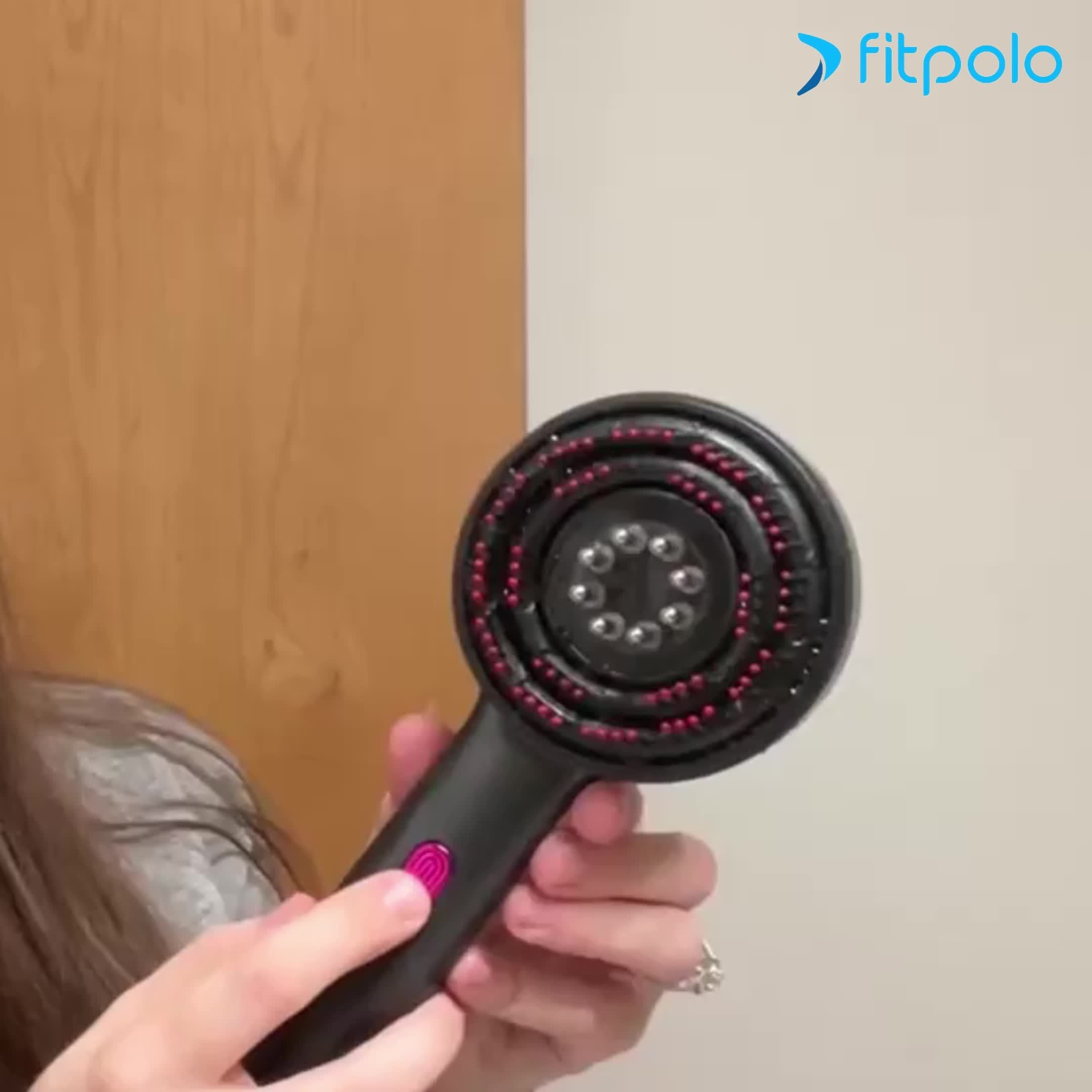 Fitpolo Upgrade 2 in 1 Hair Oil Applicator, Electric Hair Brushes for Hair Growth, Hair Oil Applicator Scalp Massager, USB Rechargeable, 1400mAh Lithium Battery Oil Dispenser for Hai - ScalpX