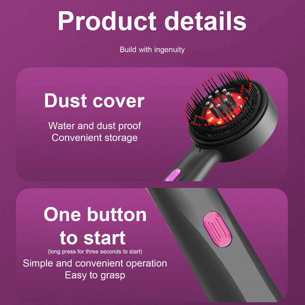 Upgrade 2 in 1 Hair Oil Applicator, Electric Hair Brushes for Hair Growth, Hair Oil Applicator Scalp Massager - ScalpX